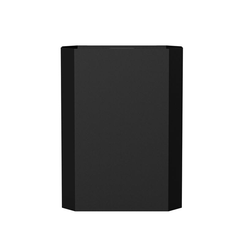 Nichba Design - Papiereimer für die Wand | 48 L / schwarz