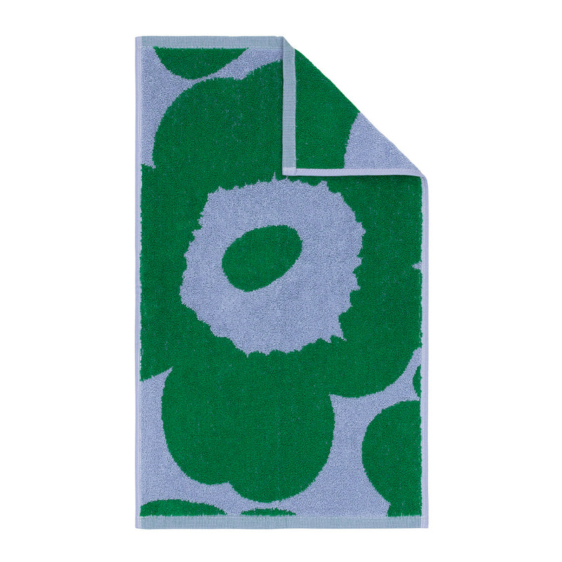 Marimekko - Unikko Gästehandtuch | hellblau/grün