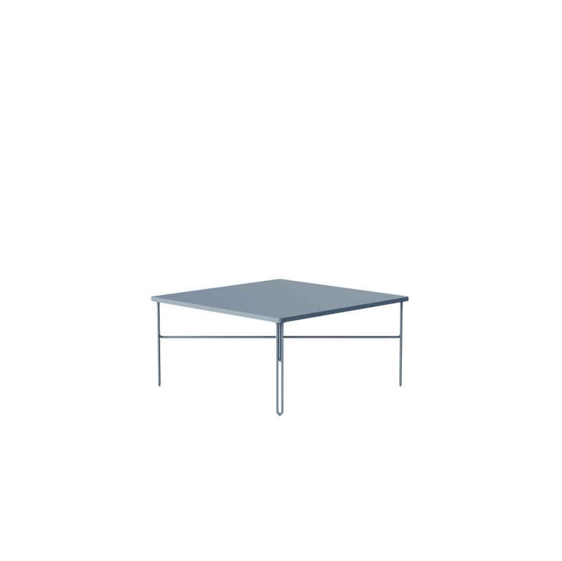 NINE - Inline Couchtisch | 80 x 80 cm / blau