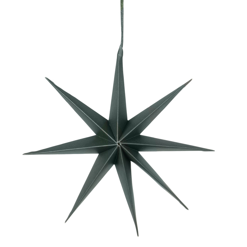 Broste Copenhagen - Christmas Star Deko-Anhänger | Ø 50 cm / deep forest