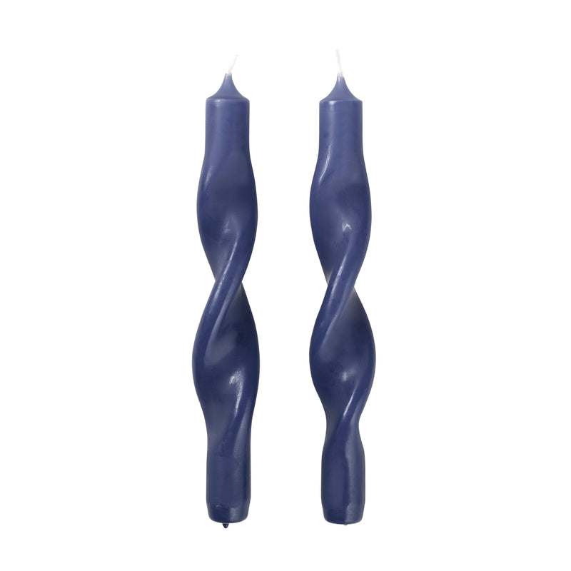 Broste Copenhagen - Twist Kerzen | baja blue