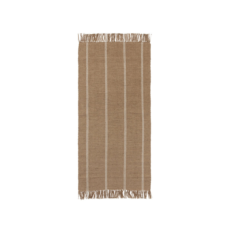 Broste Copenhagen - Yuki Teppich | 70 x 140 cm / weiß