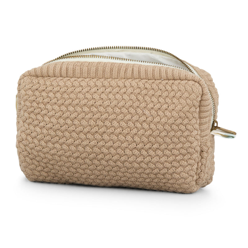 Cam Cam Copenhagen - Kosmetiktasche | 22 x 5 x 16,5 cm / latte/classic stripes camel