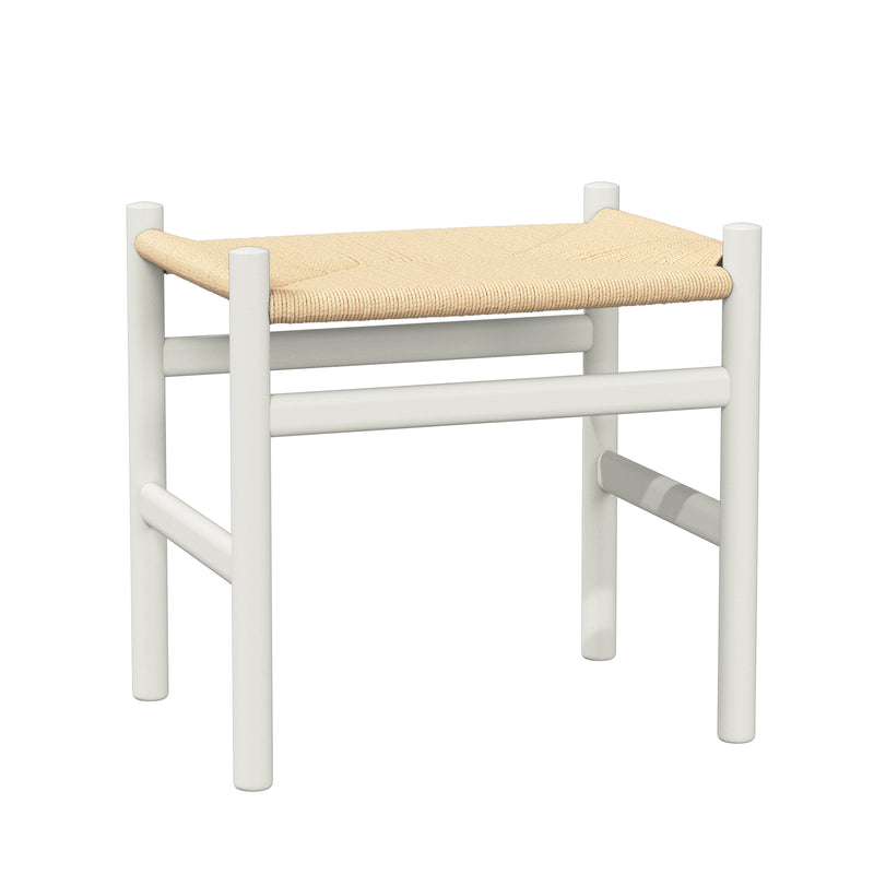 Carl Hansen - CH53 Hocker | Buche soft naturweiß lackiert