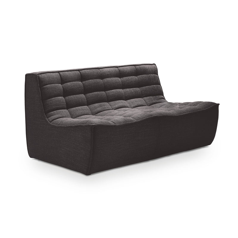 Ethnicraft - N701 2-Sitzer Sofa | dark grey