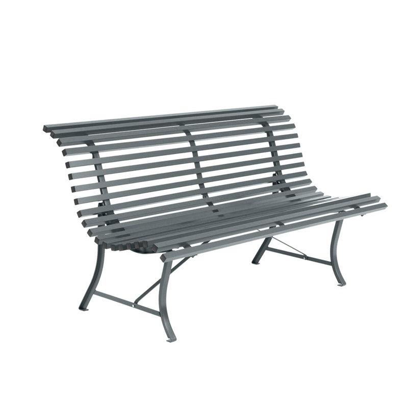 Fermob - Louisiane Bank 150 cm | 150 x 80 x 72 cm / gewittergrau matt