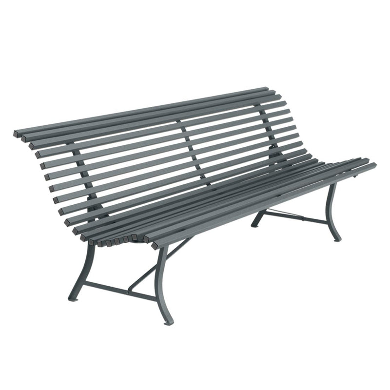 Fermob - Louisiane Bank 150 cm | 200 x 80 x 72 cm / gewittergrau matt