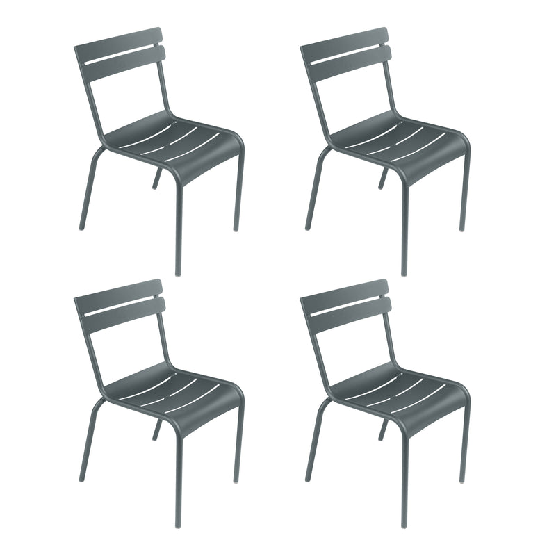 Fermob - Luxembourg Gartenstuhl Set | gewittergrau