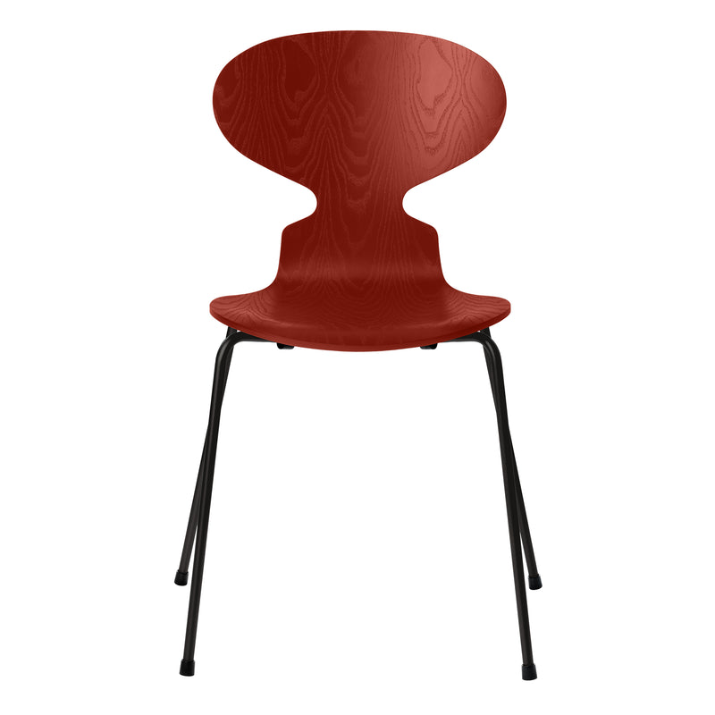 Fritz Hansen - Stuhl Ameise | venetian red / schwarz