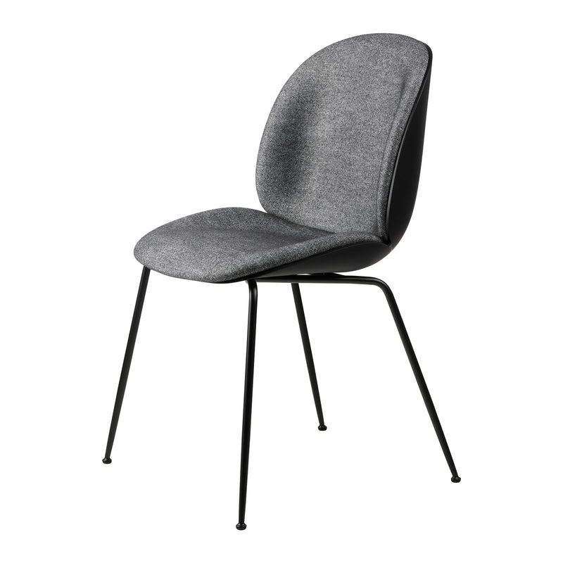 Gubi - Beetle Dining Chair (gepolstert) | Enzo Degli Angiuoni (0023) / Frontpolsterung / Conic Base