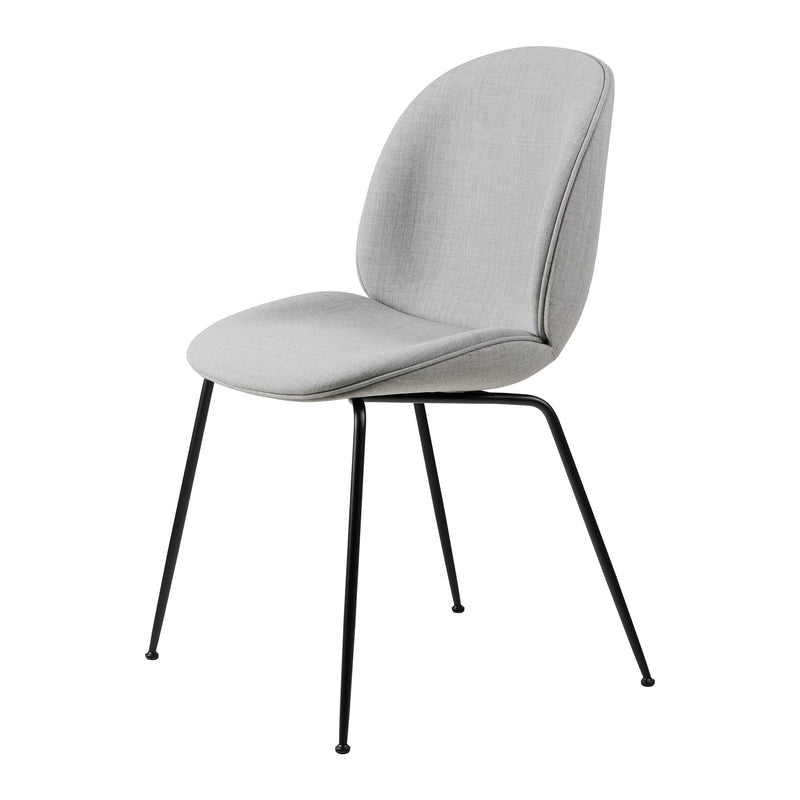 Gubi - Beetle Dining Chair (gepolstert) | Kvadrat Remix 3 (123) / Vollpolsterung / Conic Base