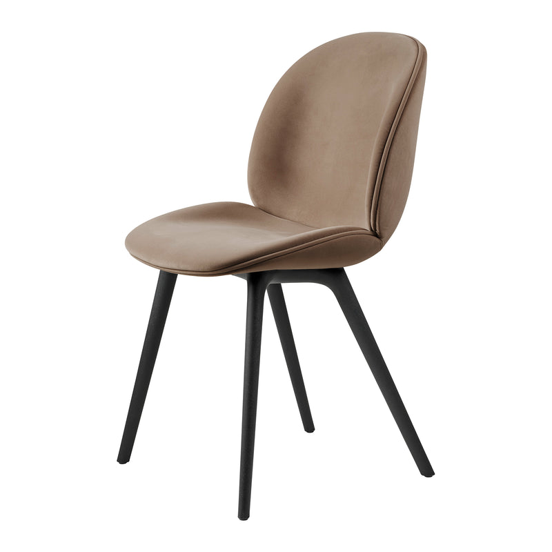 Gubi - Beetle Dining Chair (gepolstert) | Dedar Sunday (034) / Vollpolsterung / Plastic Base