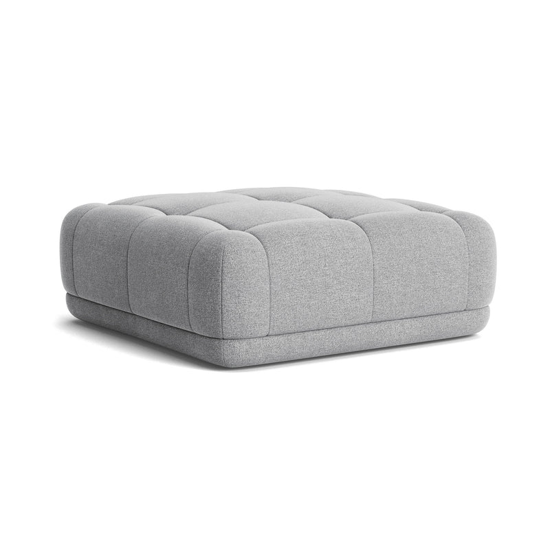 HAY - Quilton Ottomane | Kvadrat Hallingdal 65 hellgrau (130)