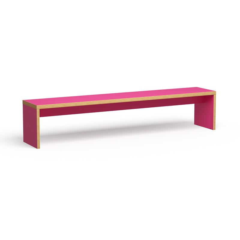 HKliving - Bank | 220 cm / raspberry