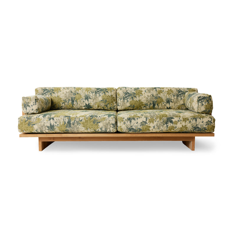 HKliving - Outdoor Teak Lounge-Sofa | botanical