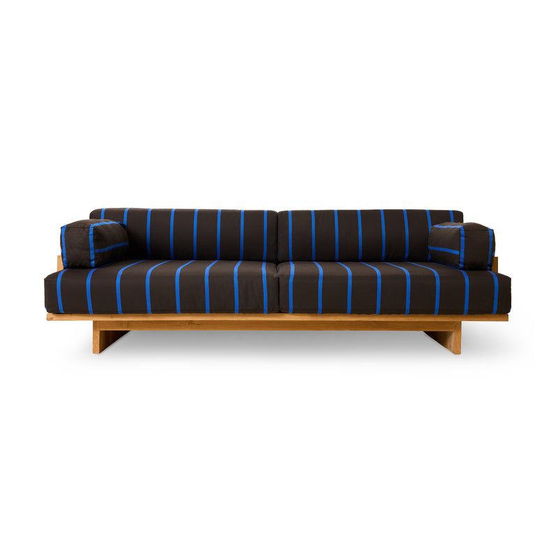 HKliving - Outdoor Teak Lounge-Sofa | burnt sky