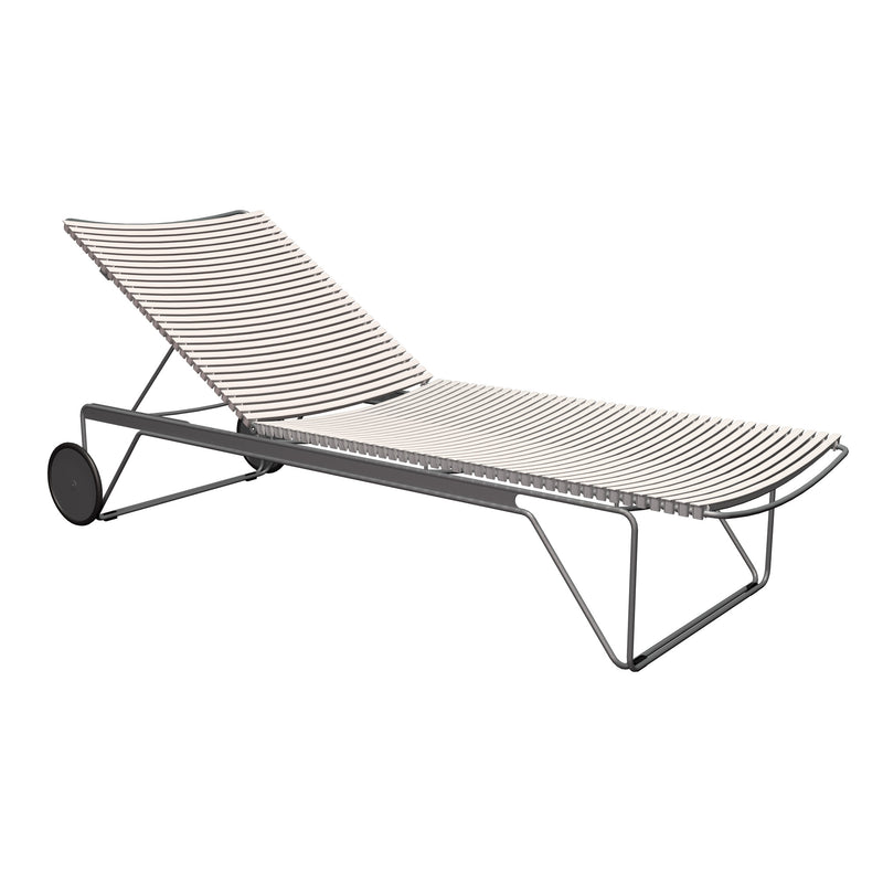 HOUE - CLICK Chaise Longue verstellbar | muted white