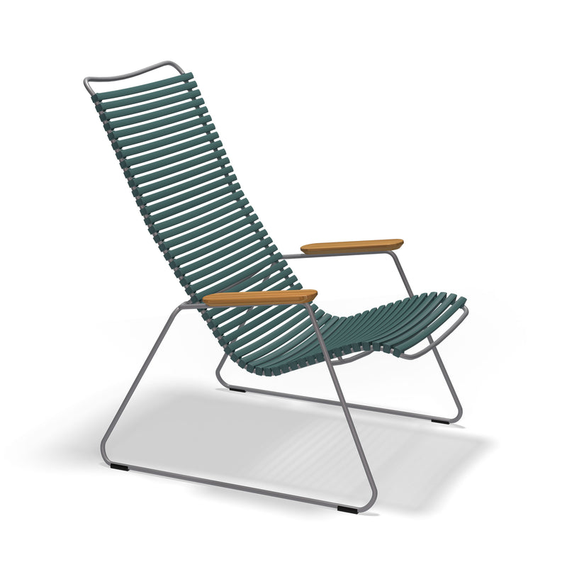 HOUE - CLICK Outdoor Lounge Chair | dunkelgrün