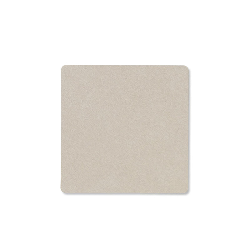 Lind DNA - Glasuntersetzer Square | Nupo oyster white