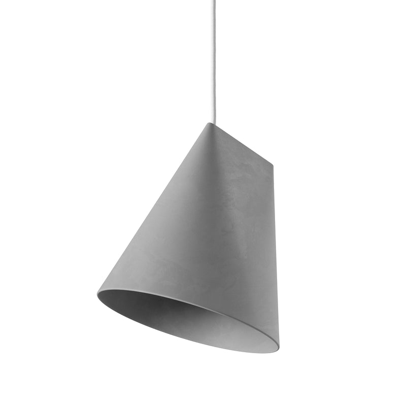 Moebe - Ceramic Pendelleuchte | wide / light grey