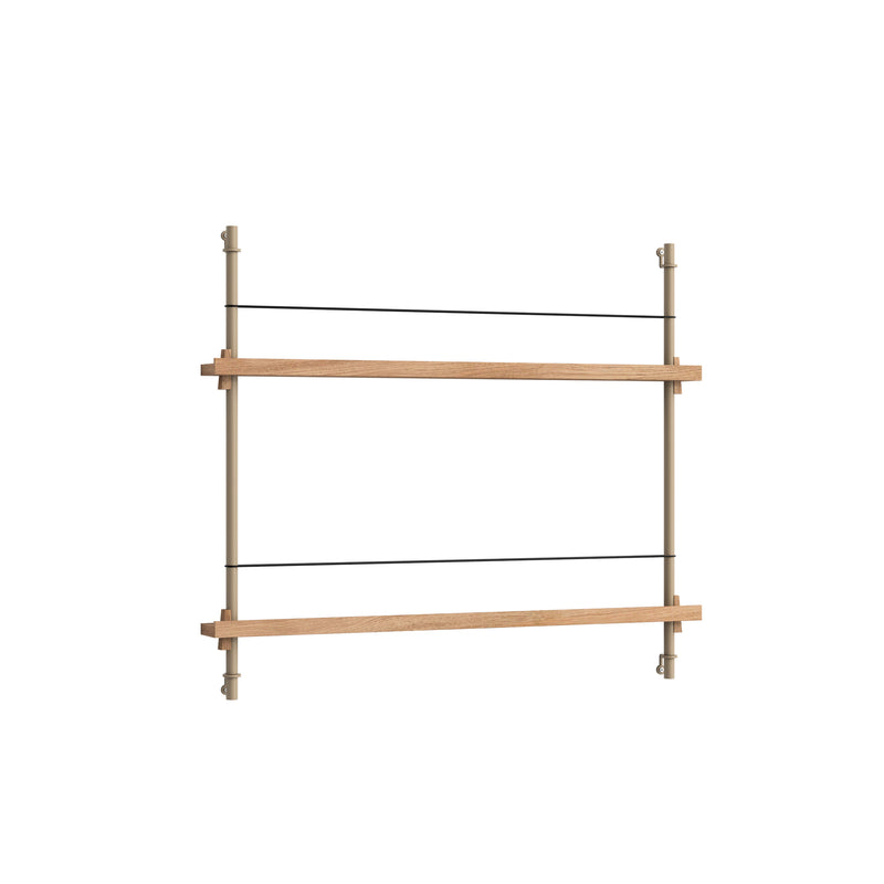 Moebe - Zeitungsregal | Eiche natur / 85 x 65 cm / warm grey