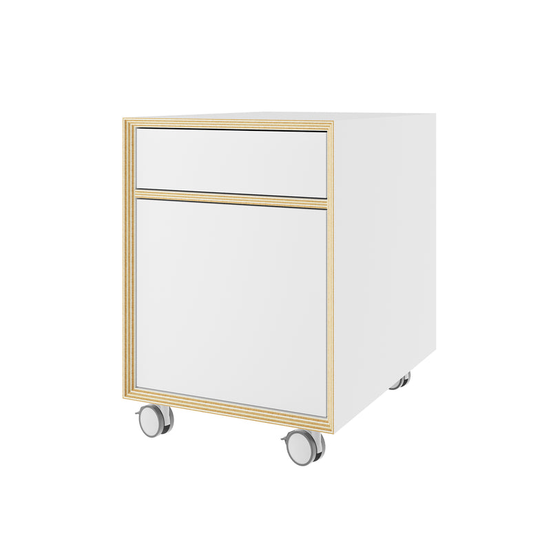 Müller Small Living - Bridge Container | Tür rechts / weiß