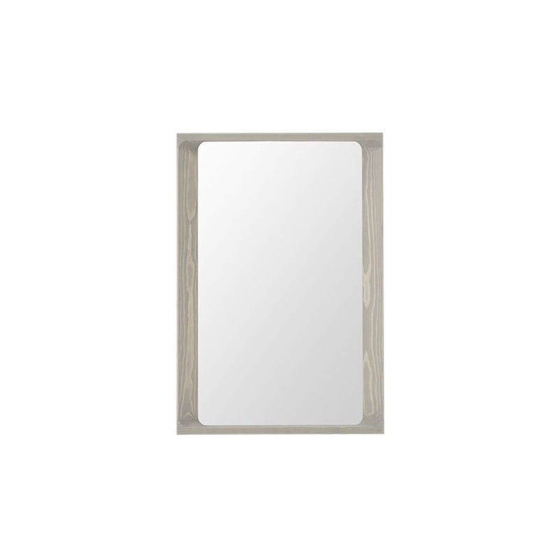 Muuto - Arced Spiegel | 80 x 55 cm / hellgrau