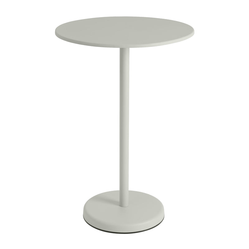 Muuto - Linear Steel Bistrotisch | Ø 70 x H 105 cm / grau