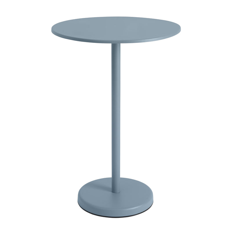 Muuto - Linear Steel Bistrotisch | Ø 70 x H 105 cm / hellblau