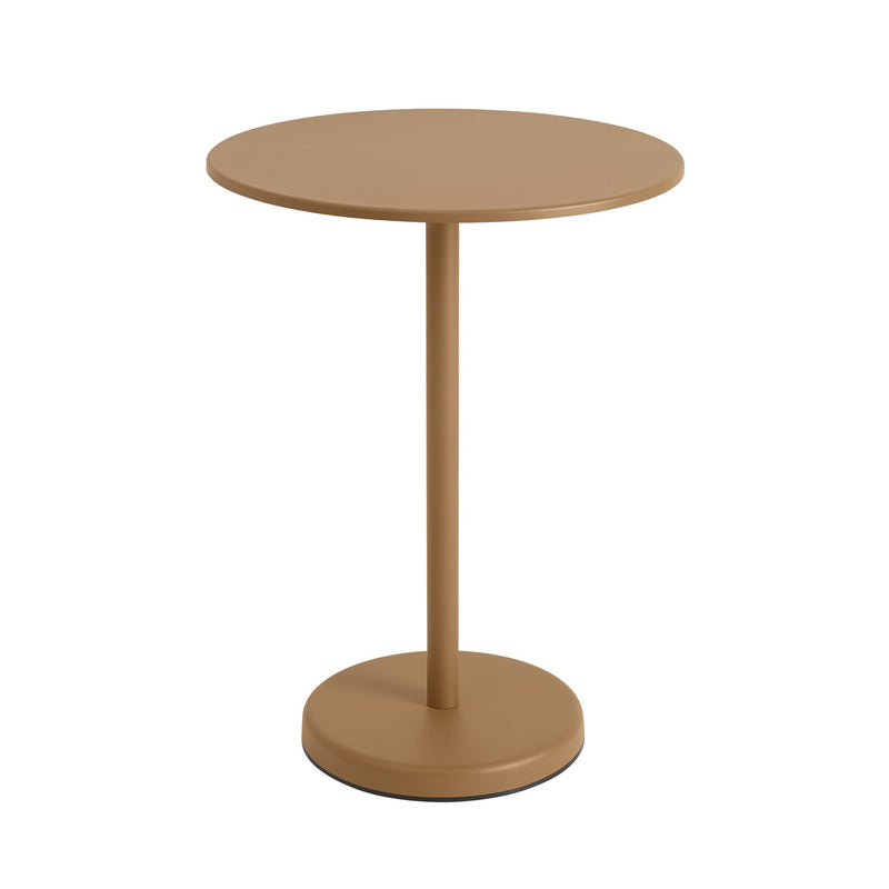 Muuto - Linear Steel Bistrotisch | Ø 70 x H 95 cm / orange