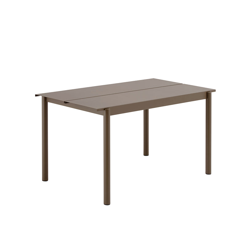 Muuto - Linear Steel Tisch | 140 x 75 cm / taupe