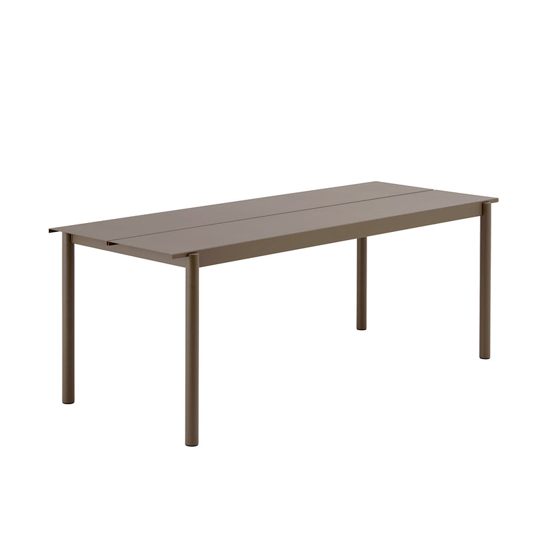 Muuto - Linear Steel Tisch | 200 x 75 cm / taupe
