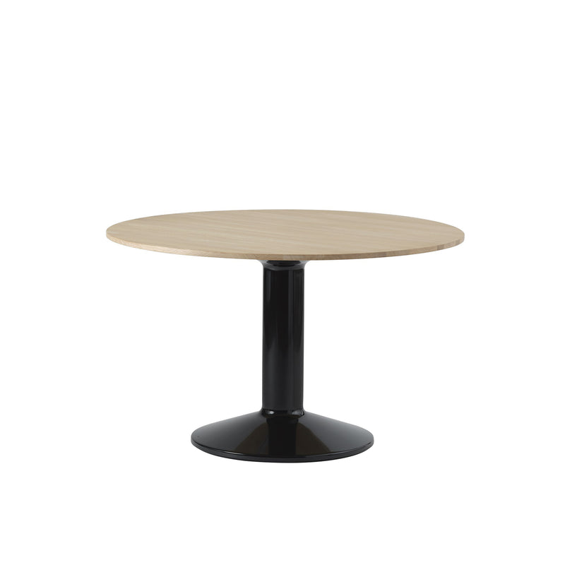 Muuto - Midst Esstisch | Ø 120 cm / Eiche geölt/schwarz
