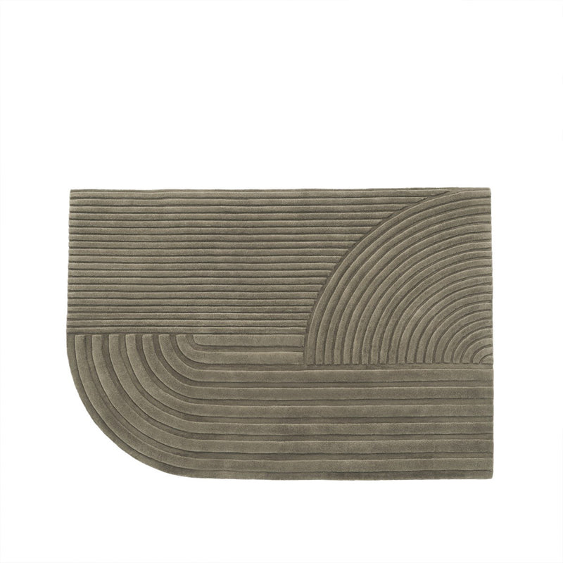 Muuto - Relevo Teppich | 170 x 240 cm / taupe