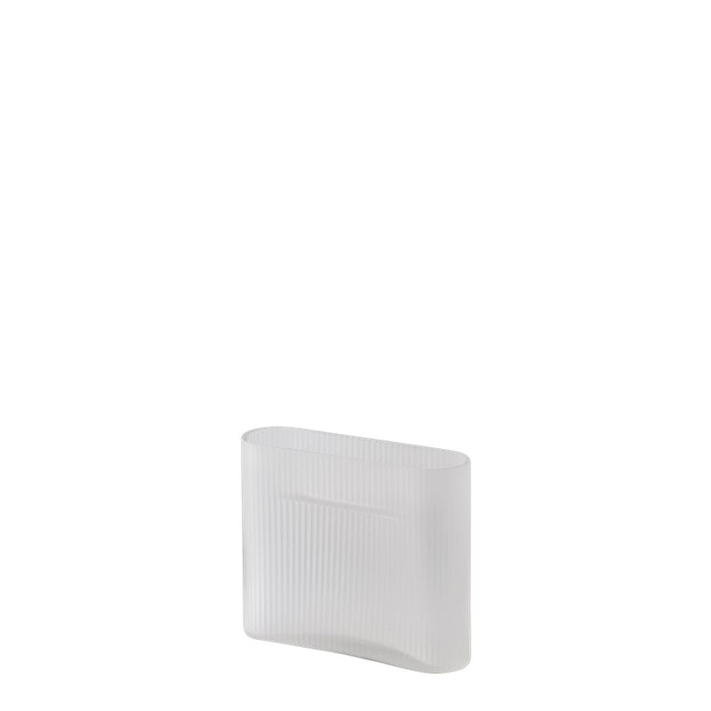 Muuto - Ridge Vase | H 16,5 cm / weiß