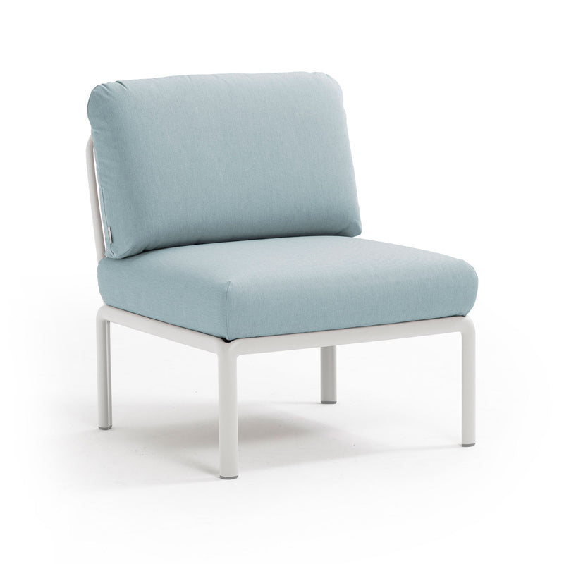Nardi - Komodo Modulsofa | Mittelelement / weiß/eisblau