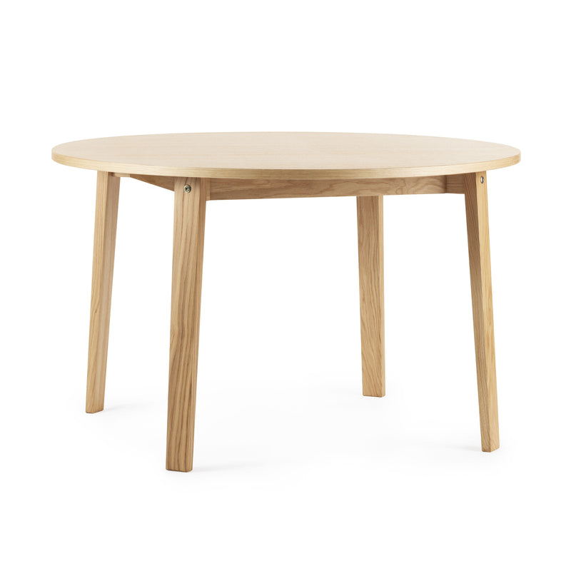 Normann Copenhagen - Slice Esstisch Ø 120 cm | Ø 120 x H 74 cm / Eiche