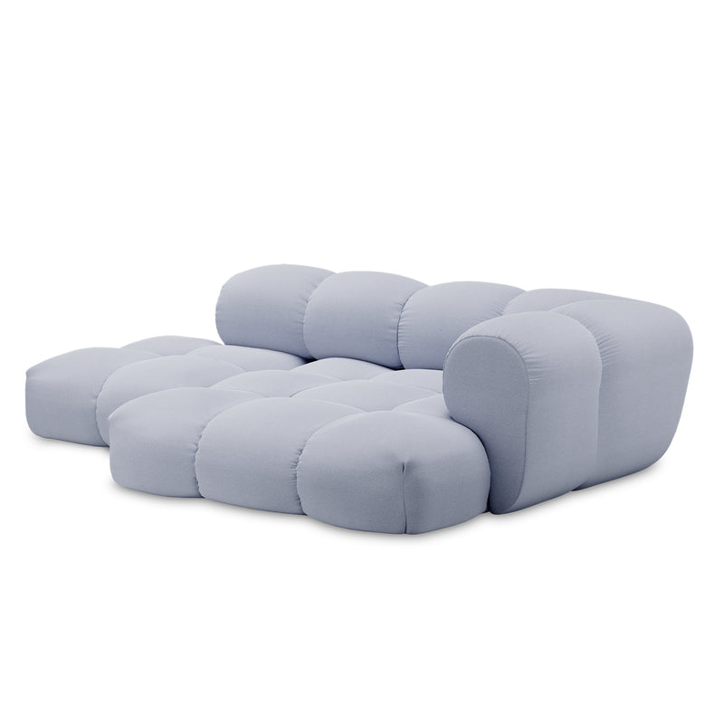 OUT Objekte unserer Tage - Sander 06 3-Sitzer Sofa | Xtreme hellblau (YS173) / Rechts
