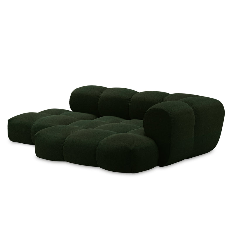 OUT Objekte unserer Tage - Sander 06 3-Sitzer Sofa | Chivasso Hug Me moosgrün (032) / Rechts