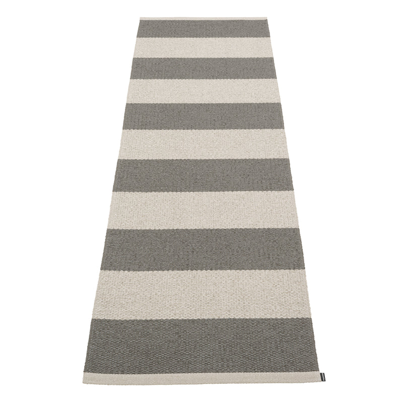 Pappelina - Bob Teppich | 70 x 225 cm / charcoal/linen