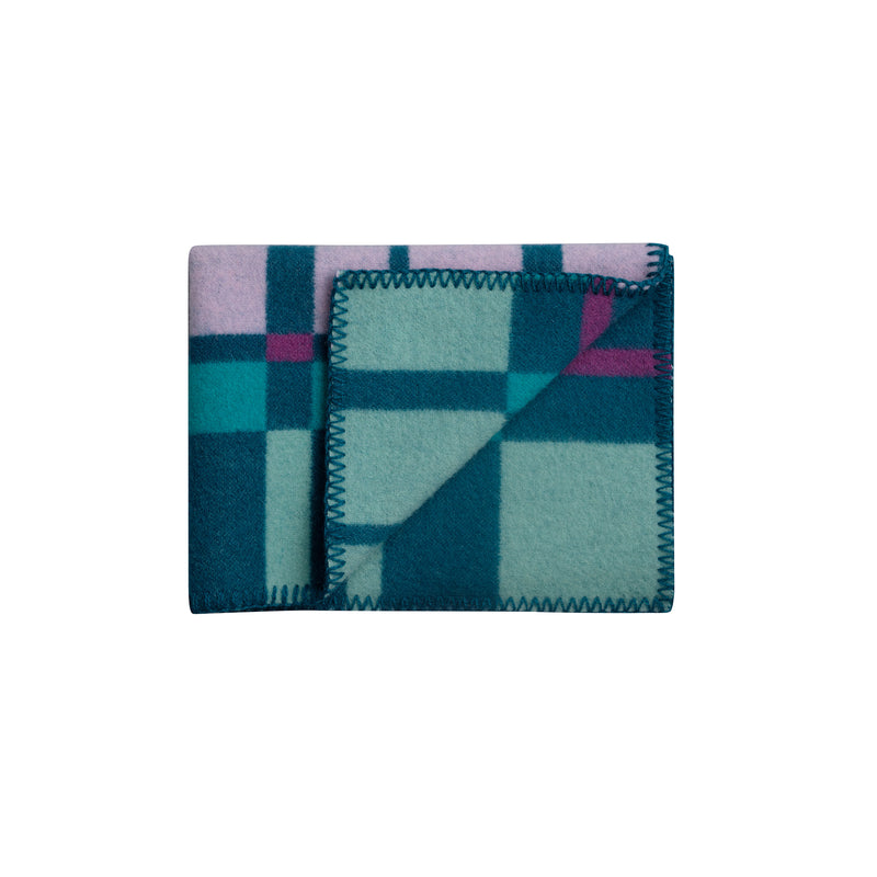 Røros Tweed - City Babydecke | aqua