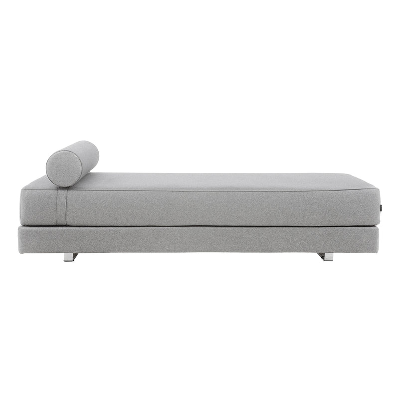 Softline - Lubi Schlafsofa | Filz grau (620) / Kaltschaummatratze