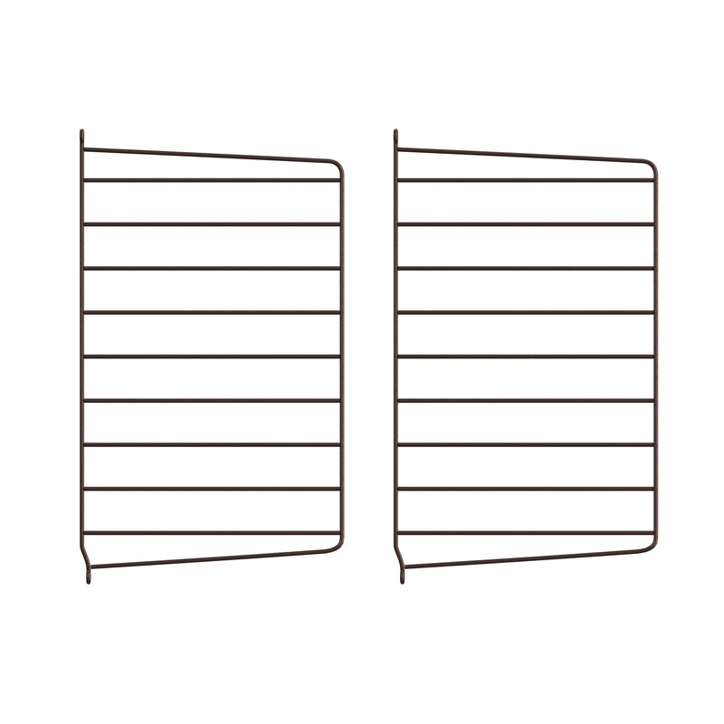 String - Wandleiter 30 cm | 2er-Set / 50 cm / dunkelbraun