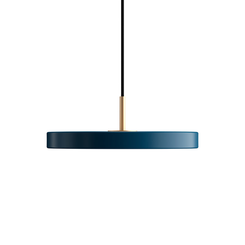 Umage - Asteria Mini LED-Pendelleuchte | Messing / petrol