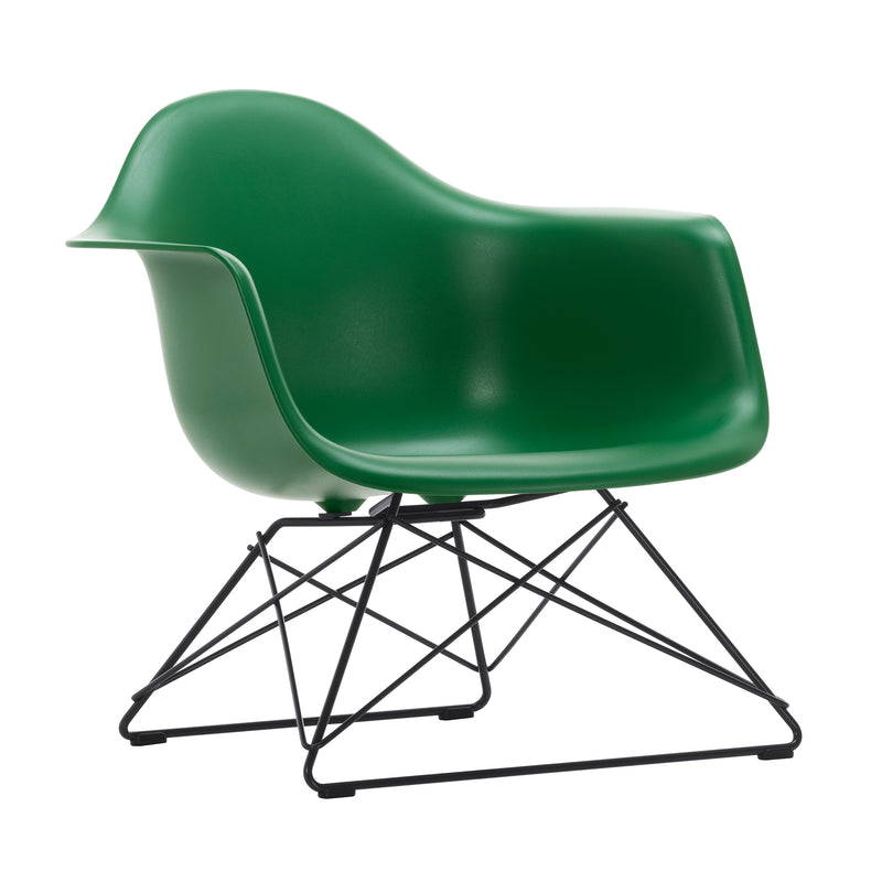 Vitra - Eames Plastic Armchair LAR RE | smaragd RE / basic dark