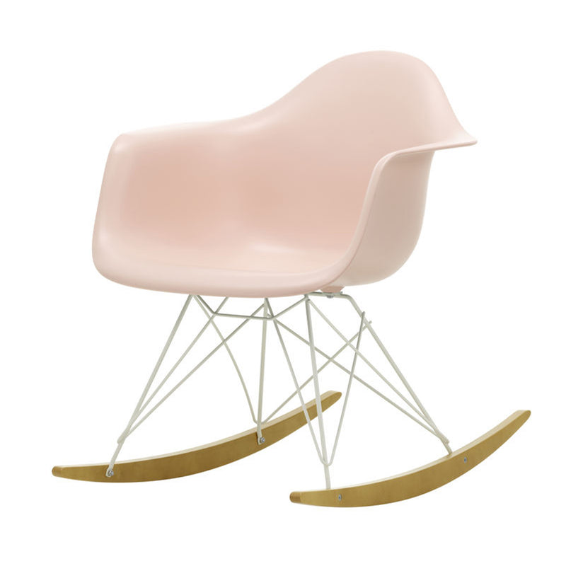 Vitra - Eames Plastic Armchair RAR | Kufen Ahorn gelblich / zartrosé RE / weiß