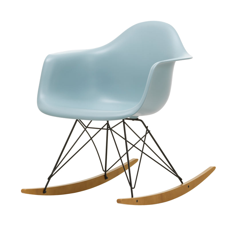 Vitra - Eames Plastic Armchair RAR | Kufen Ahorn gelblich / eisgrau RE / basic dark