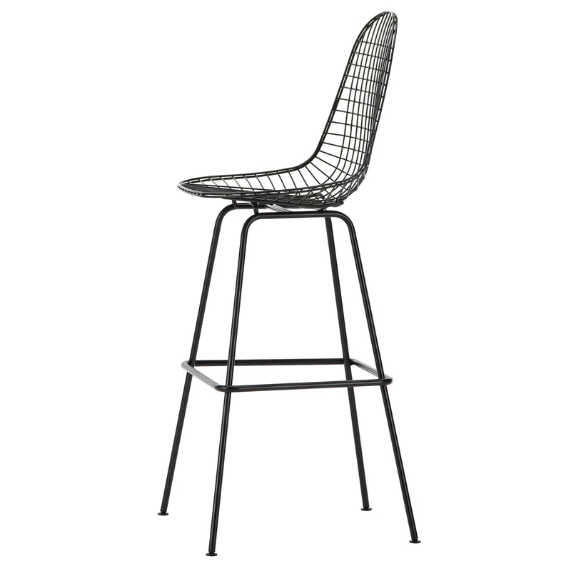 Vitra - Eames Wire Barstuhl | hoch / basic dark