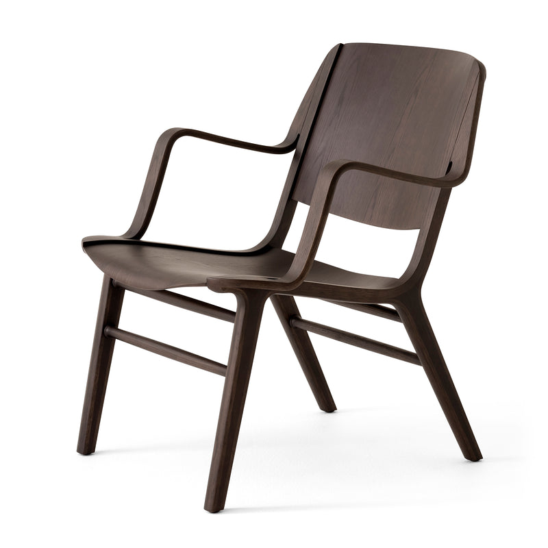 &Tradition - AX Lounge Chair mit Armlehnen HM11 | Eiche dunkel gebeizt