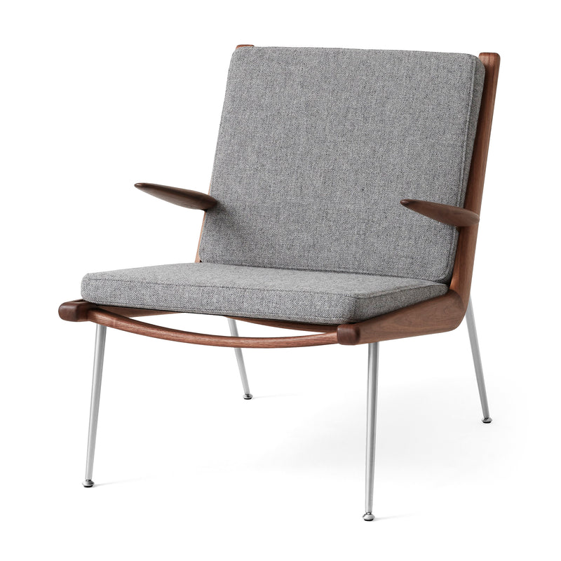 &Tradition - Boomerang HM2 Loungechair | Hallingdal 130 / Walnuss geölt